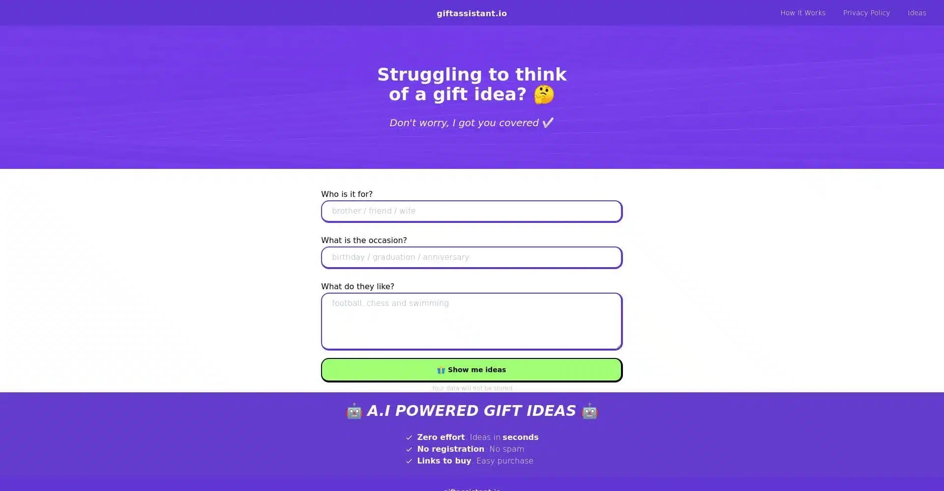Giftassistant