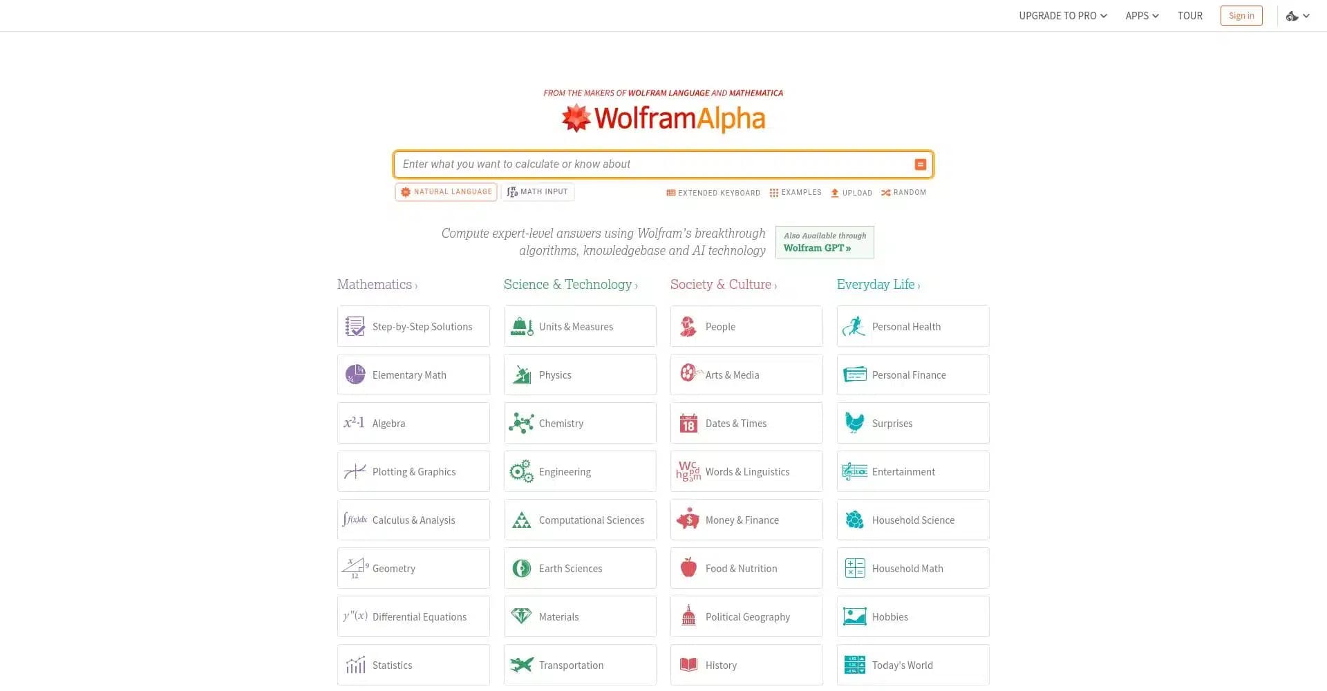 Wolfram Alpha