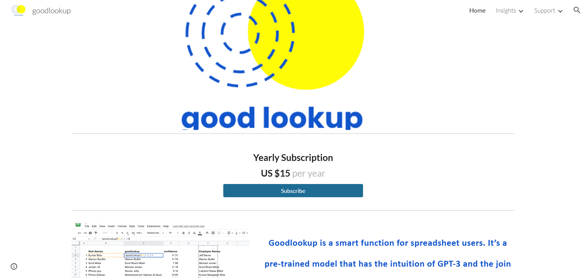 Goodlookup