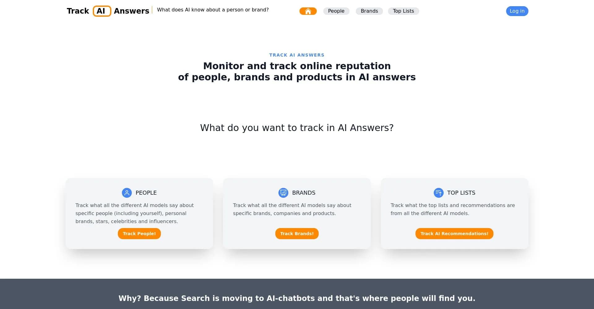 Track AI Answers