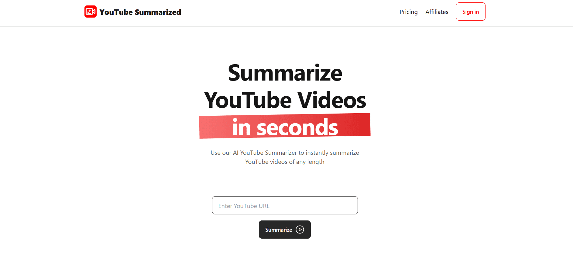 YouTube Summarized