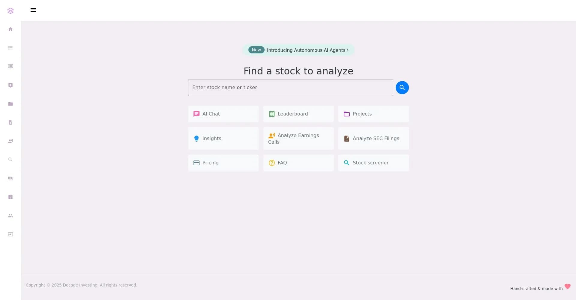Decode Investing