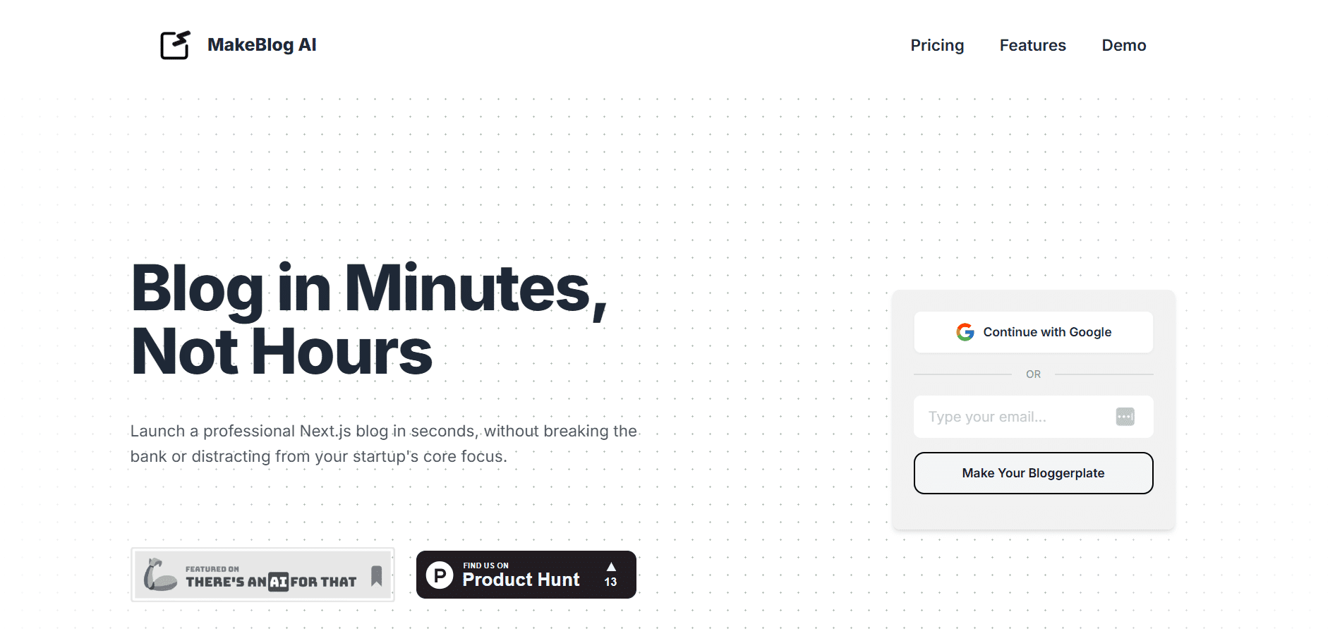 MakeBlog AI