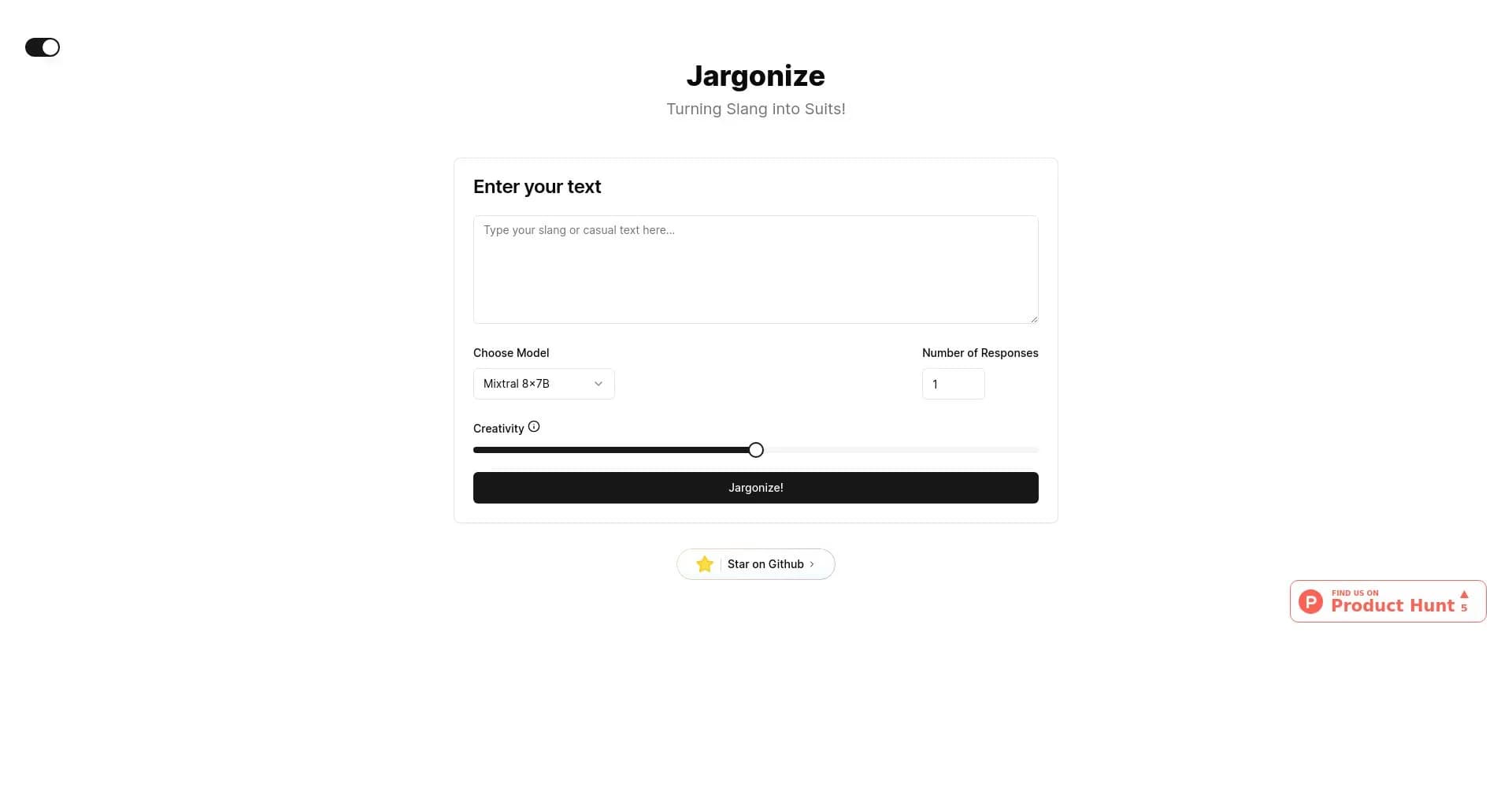 JARGONIZE